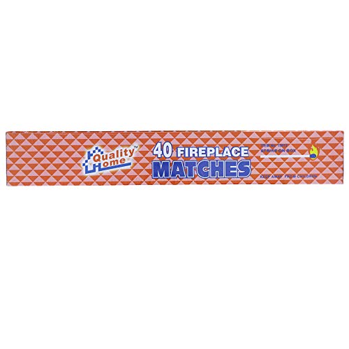 Long Fireplace Matches, 40 Count