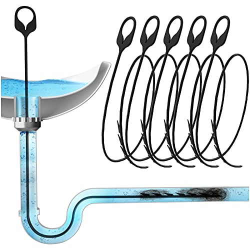 Drainsoon Auger 25 Ft with Gloves, Plumbing Snake Drain Auger Hair Clog  Remover, Heavy Duty Pipe Drain Clog Remover for Bathtub Drain, Bathroom  Sink, Kitchen and Shower Drain Cleaning 