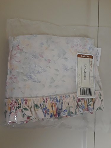 Longaberger Medium Catch All Basket Spring Floral Fabric Liner Over the Edge New In Bag
