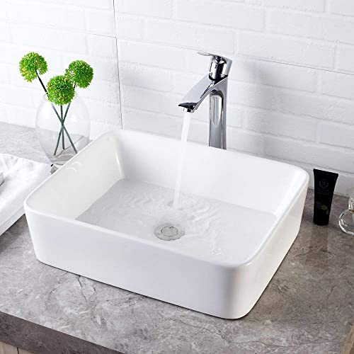 Lordear 19 Inch Bathroom Sink: Sleek and Stain-Resistant Vessel Sink
