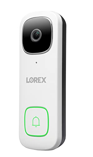Lorex 2K WiFi Video Doorbell - Home Surveillance Wired Video Doorbell