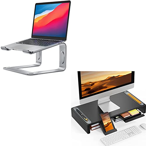 LORYERGO Laptop Stand and Monitor Stand Bundle