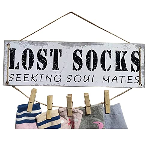 Lost Socks Laundry Sign