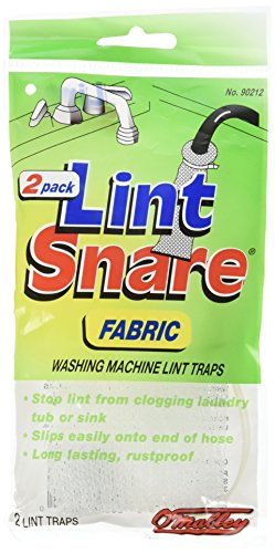 12pcs Lint Traps with 12 Ties Attach to Washer Sink Hose Stainless Steel Lint Catcher from Clogging