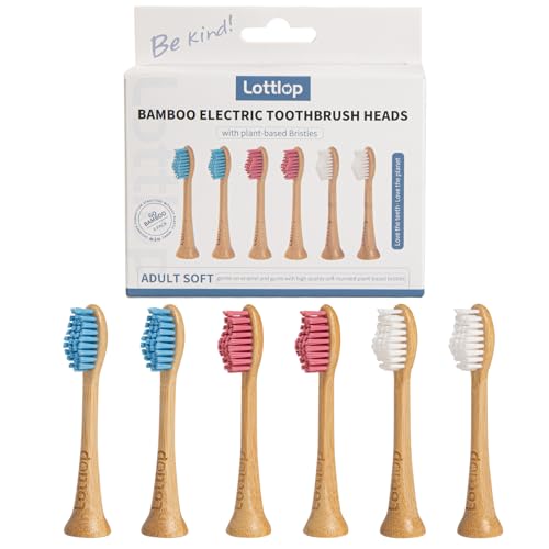 Lottlop Bamboo Replacement Toothbrush Heads