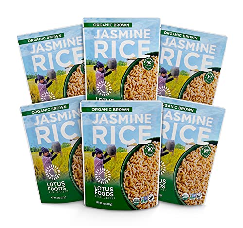 Lotus Foods Organic Brown Jasmine Rice Pouch