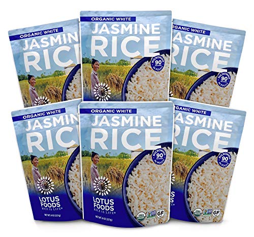 Lotus Foods Organic White Jasmine Rice Pouch