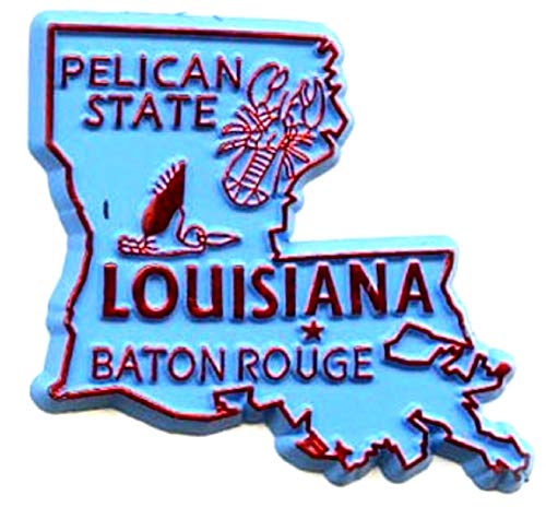 Louisiana Pelican State Fridge Magnet