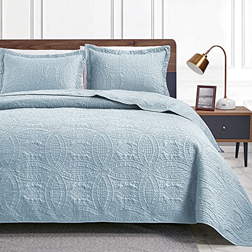 Spa-Blue Bedspreads Quilt Set