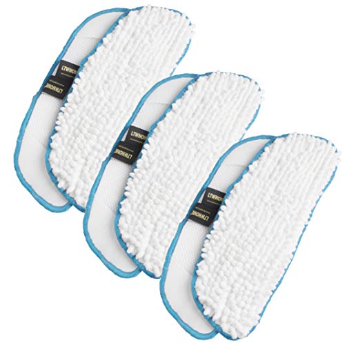 6-pack LTWHOME Coral Wet Mop Pads for Dirt Devil Steam Mop