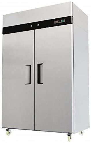Lucky Kitchen Supply 52" Double 2 Door Side By Side Stainless Steel Refrigerator