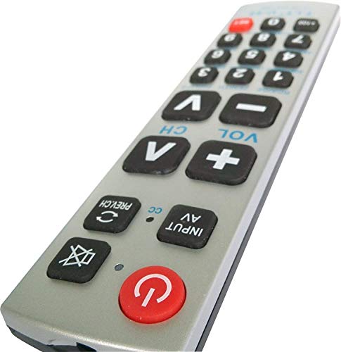 Amazshop247 Big Button Universal Remote: No Programming Needed