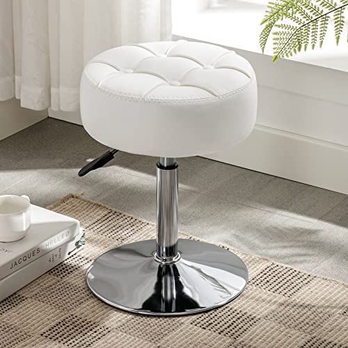 LUE BONA Adjustable Vanity Stool, 360°Swivel Vanity Chair