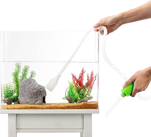 Aqueon Mini Siphon Vacuum Aquarium Gravel Cleaner, 5-Inch (Packaging may  vary) : : Pet Supplies