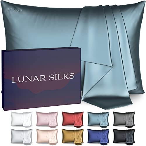 Lunar Silks 100% Pure Mulberry Real Silk Pillowcase