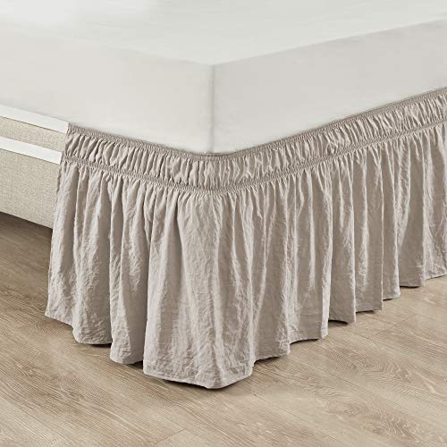 Lush Decor Ruched Ruffle Elastic Bedskirt