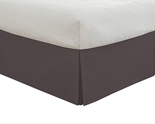 LUX Queen Grey 14" Drop Bed Skirt