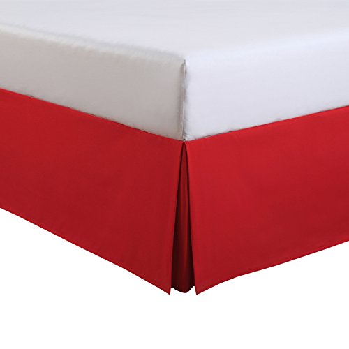 Lux Hotel Tailored Microfiber Bedskirt - Classic and Vibrant!