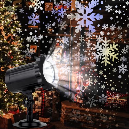 Luxby Christmas Projector Lights for Festive Outdoor Decorations