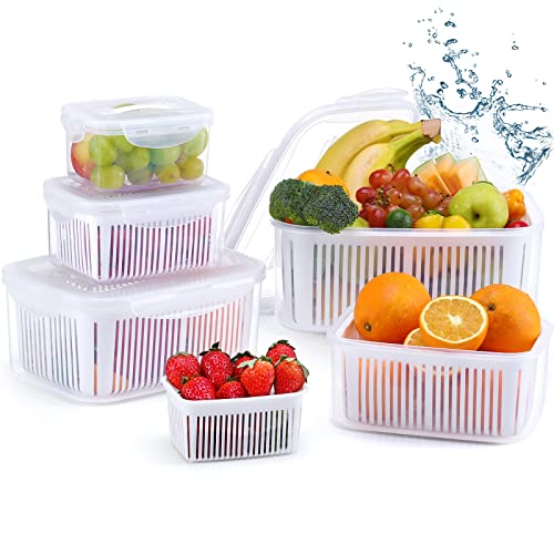 LUXEAR Fruit Vegetable Produce Storage Saver Containers