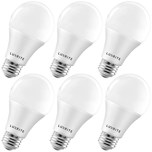 LUXRITE A19 LED Light Bulbs - Bright, Energy-efficient, and Reliable