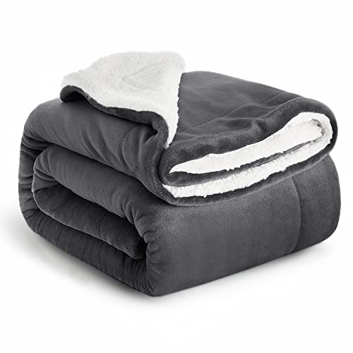 Luxurious and Versatile Sherpa Fleece Throw Blanket Twin Size