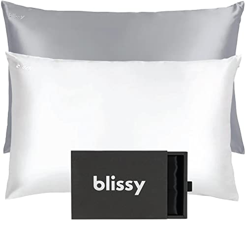 Blissy Silk Pillowcase Bundle: 10% Off, Pure Mulberry Silk, High-Grade Fibers