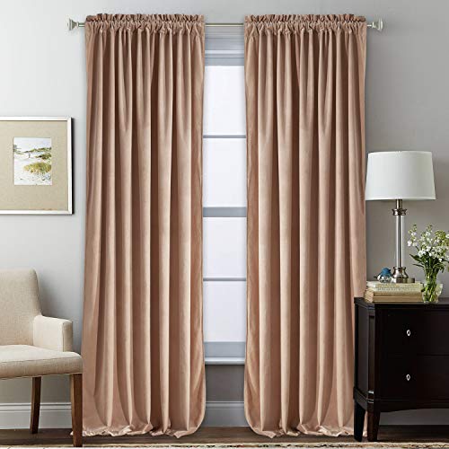 Luxurious Blush Velvet Curtains for Elegant Home Decor