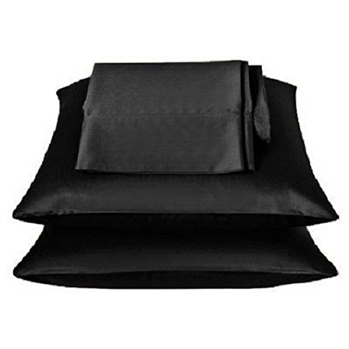 Luxurious Soft Silky Satin Bed Sheet Set with Pillowcases