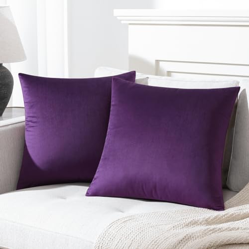 Luxurious Velvet Throw Pillow Covers by Mixhug