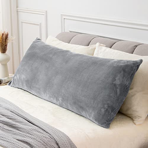 Luxury Fluffy Plush Long Body Pillow Pillowcase