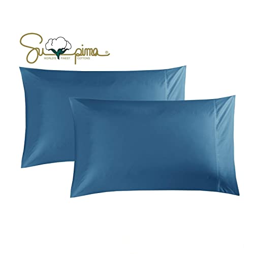 Luxury Supima Cotton Queen Pillowcases Set