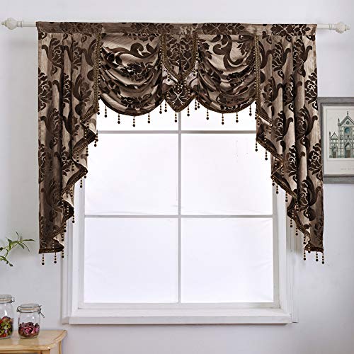 Luxury Window Valances with Jacquard Design