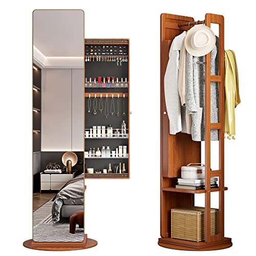 LVSOMT Full Length Mirror with Storage