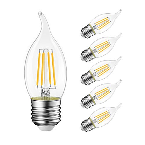 LVWIT Flame Tip LED Bulb
