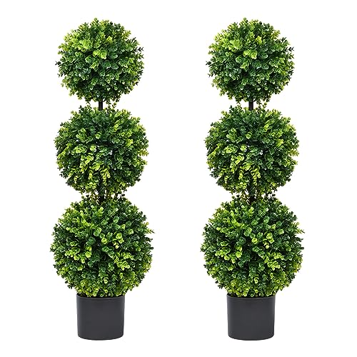 Lvydec Artificial Boxwood Topiary Tree