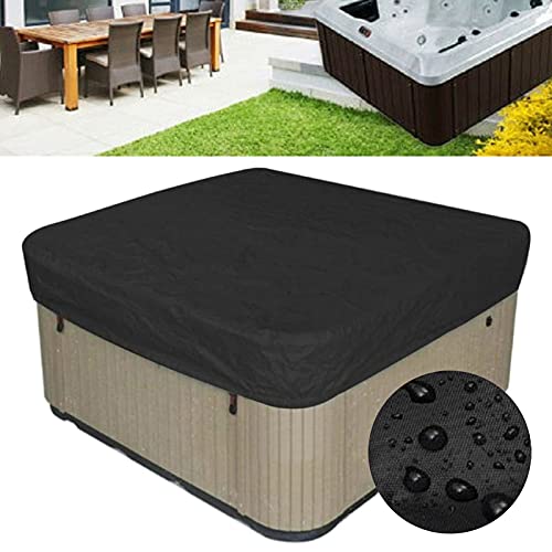 Heavy Duty Waterproof Square Hot Tub Cover - 78.7 x 78.7 x 11.81 Inch