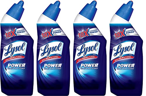Lysol Power Toilet Bowl Cleaner (Pack of 4)