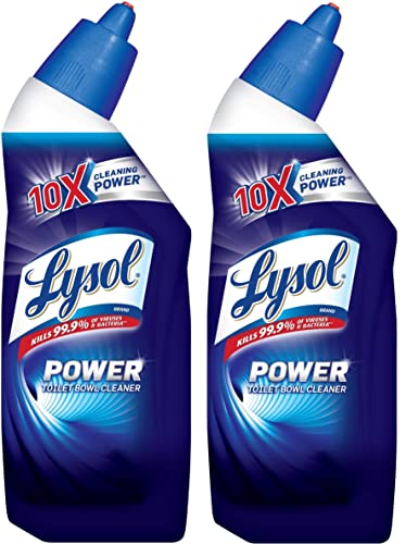 Lysol Power Toilet Bowl Cleaner with 10X Cleaning Power
