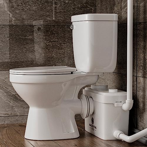Powerful & Quiet MaceratingFlo Upflush Toilet System for Basements
