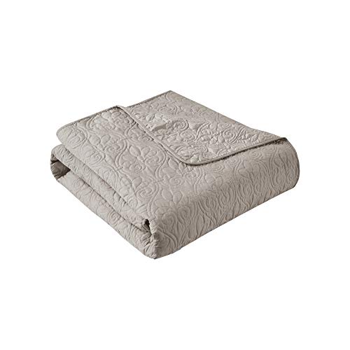 Madison Park Luxe Quilted Throw Blanket