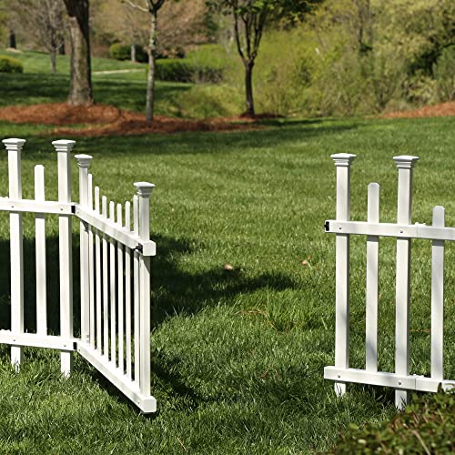 Madison Vinyl Gate Kit with Fence Wings