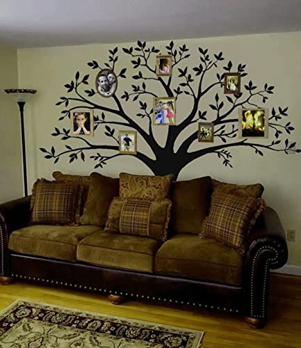 MAFENT Family Photo Tree Wall Decal - Vinyl Wall Stickers