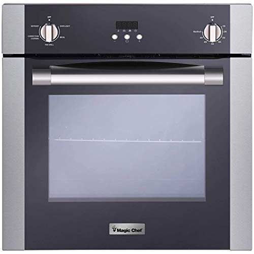 Magic Chef 24" Single Wall Oven with Convection, Stainless Steel
