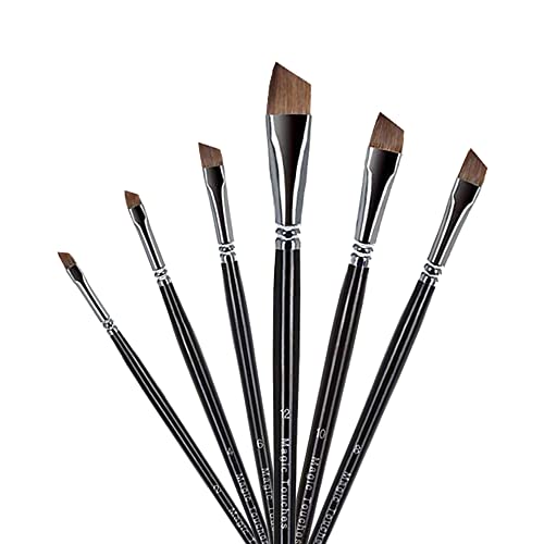 AIT Art Select Paint Brushes - Set of 4 Synthetic Sable Brushes
