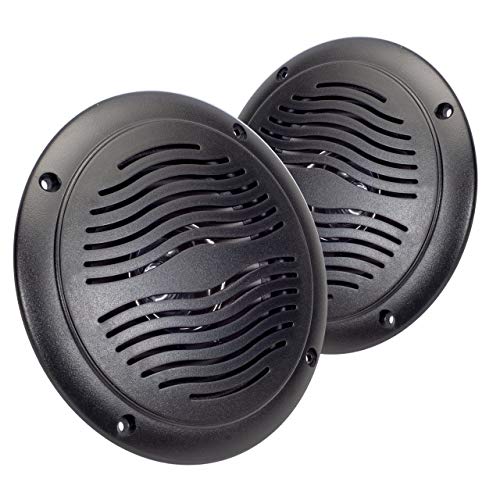 Magnadyne WR40B Water-Resistant Marine & Hot Tub 5" Dual Cone Speakers - Pair