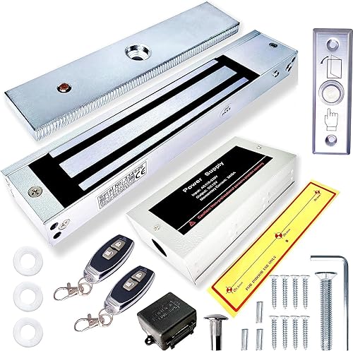 Zixixvan 600lb Magnetic Door Lock Kit with Access Control