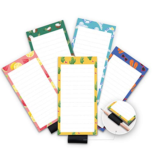 Magnetic Notepads for Fridge with Pen Holder