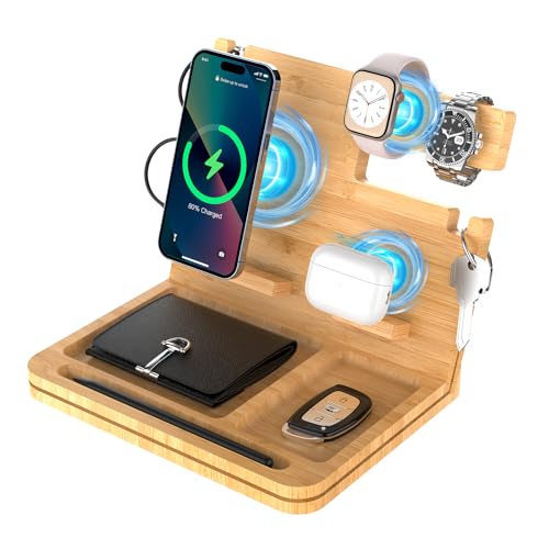 Magnetic Wireless Charging Station for Multiple Devices