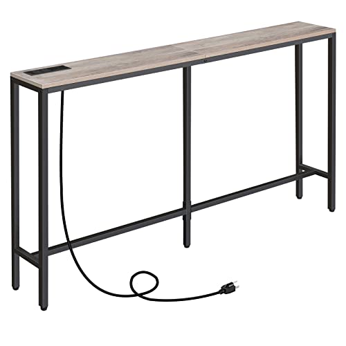 MAHANCRIS Console Table with Power Outlet